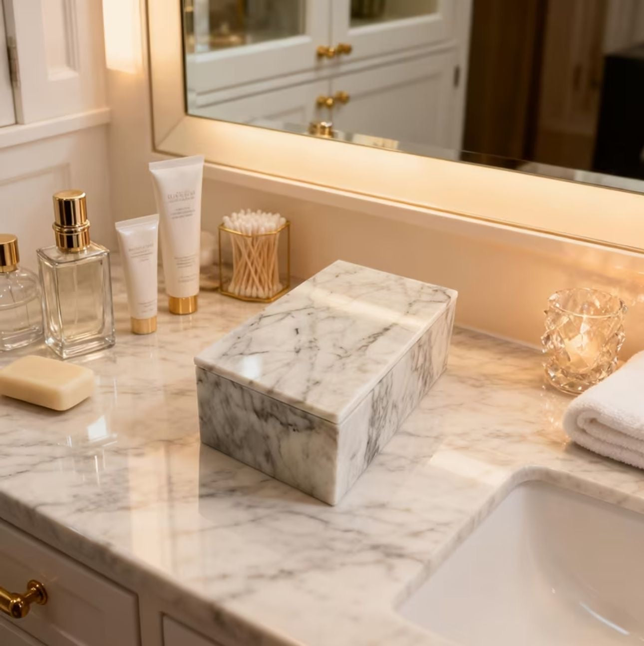 White onyx marble